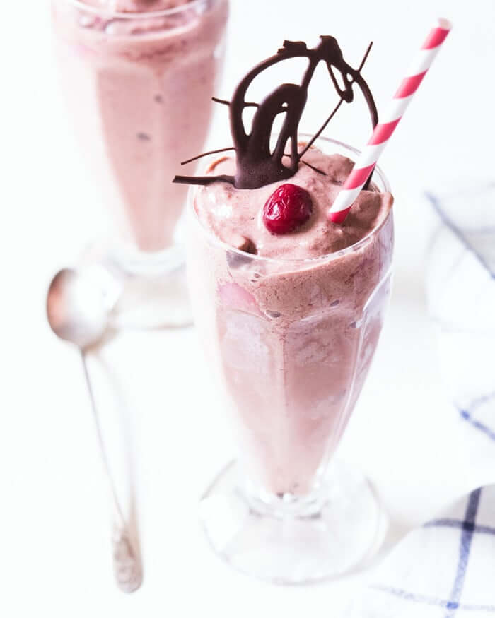 Chocolate Cherry Milkshake