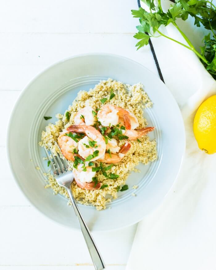 Shrimp couscous