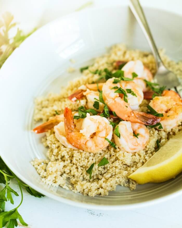 Shrimp couscous