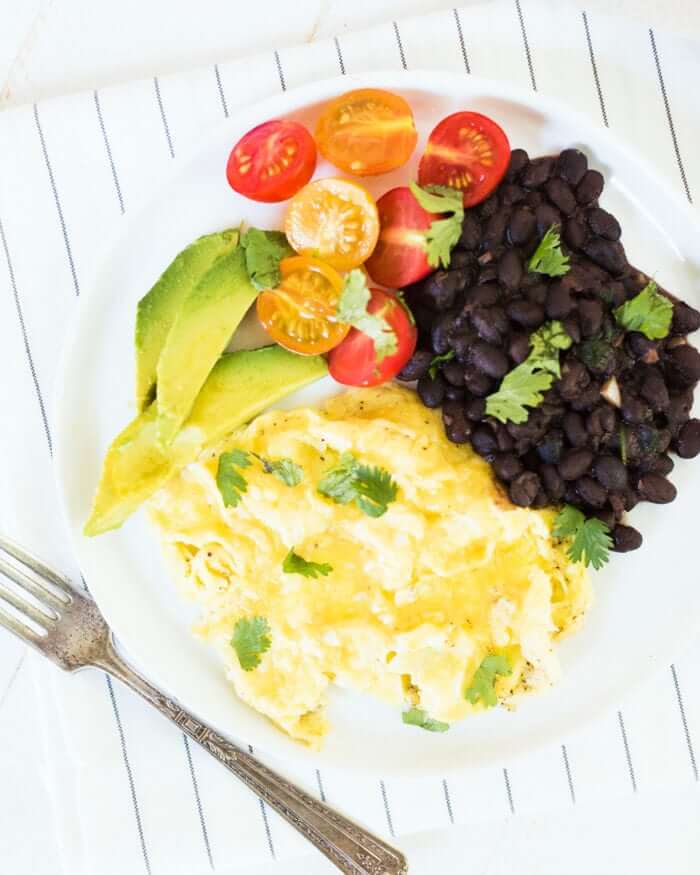 Simple Eggs and Beans