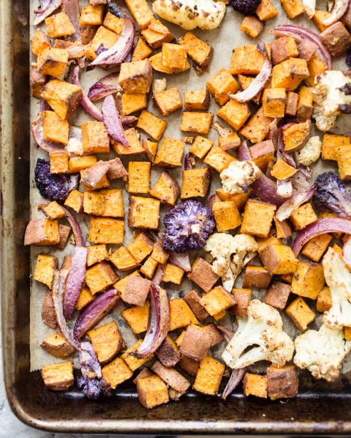 Roasted Fall Vegetables Grain Bowl | A Couple Cooks