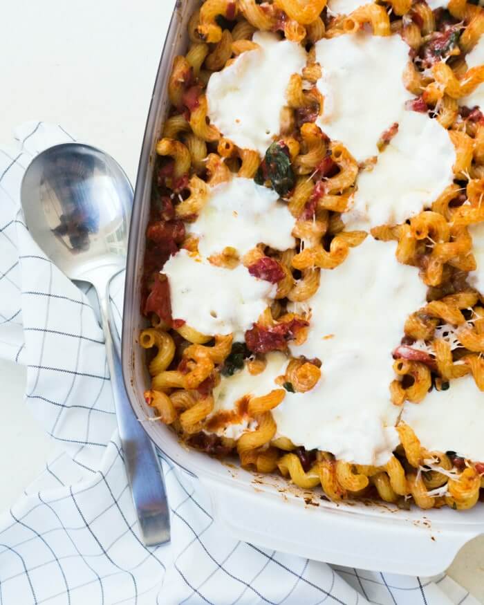 Pasta bake with awesome sauce