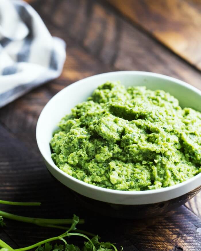 Green pea dip