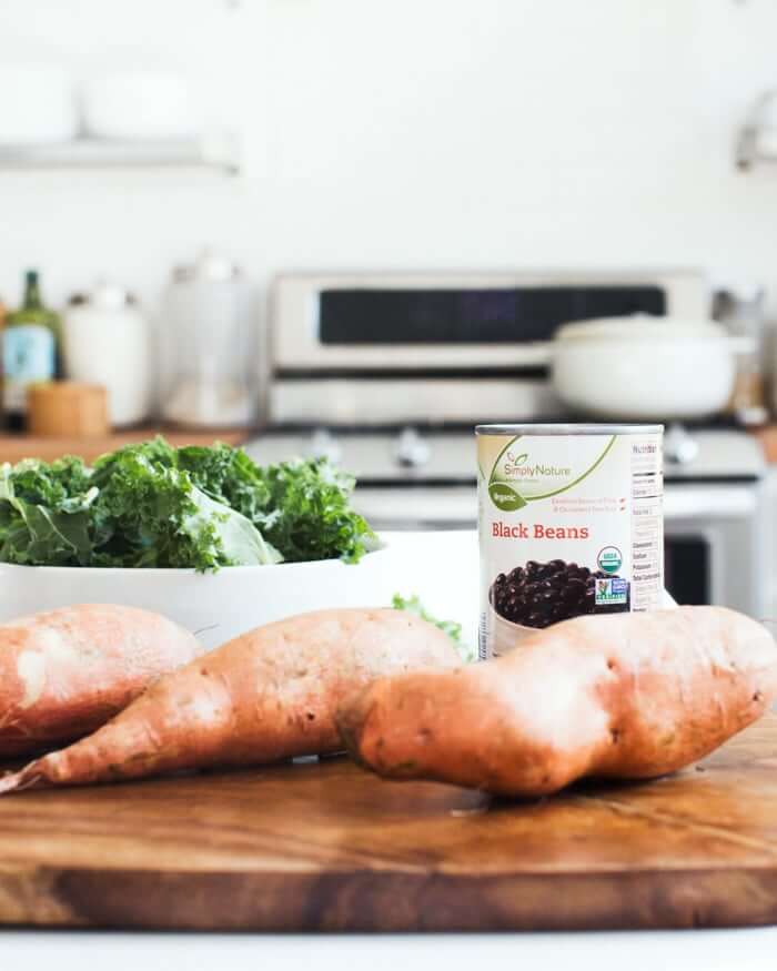 Hearty Sweet Potato Kale Soup | A Couple Cooks