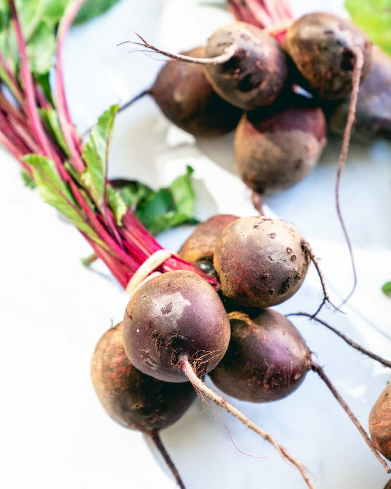Boiling beets