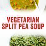 Vegetarian Split Pea Soup