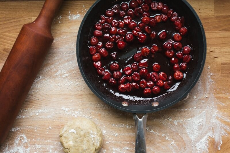 Chocolate Cherry Galette | Chocolate cherry desserts