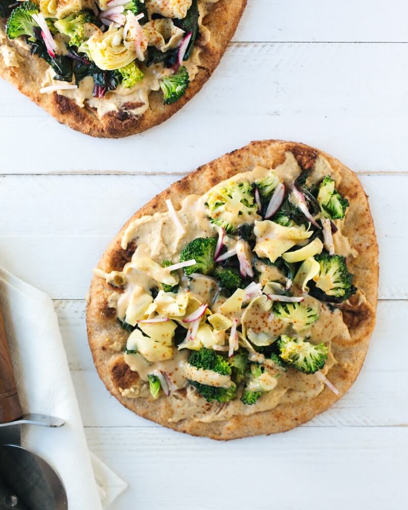 "Get Your Greens" Naan Pizza