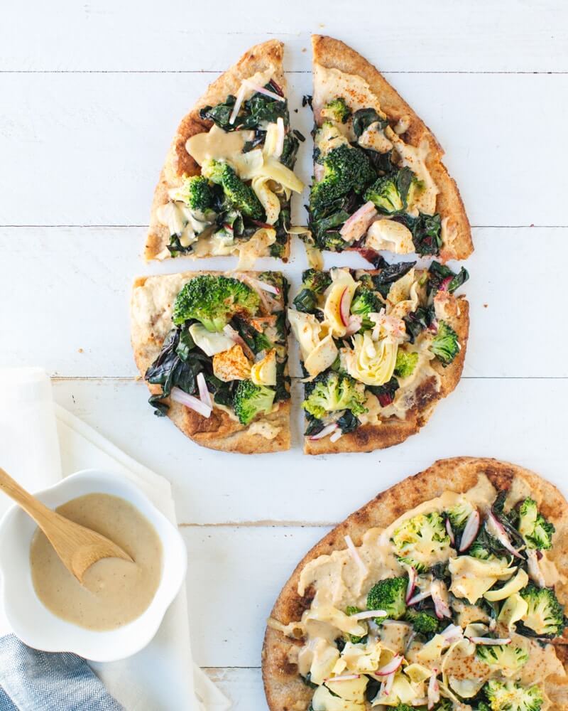 "Get Your Greens" Naan Pizza