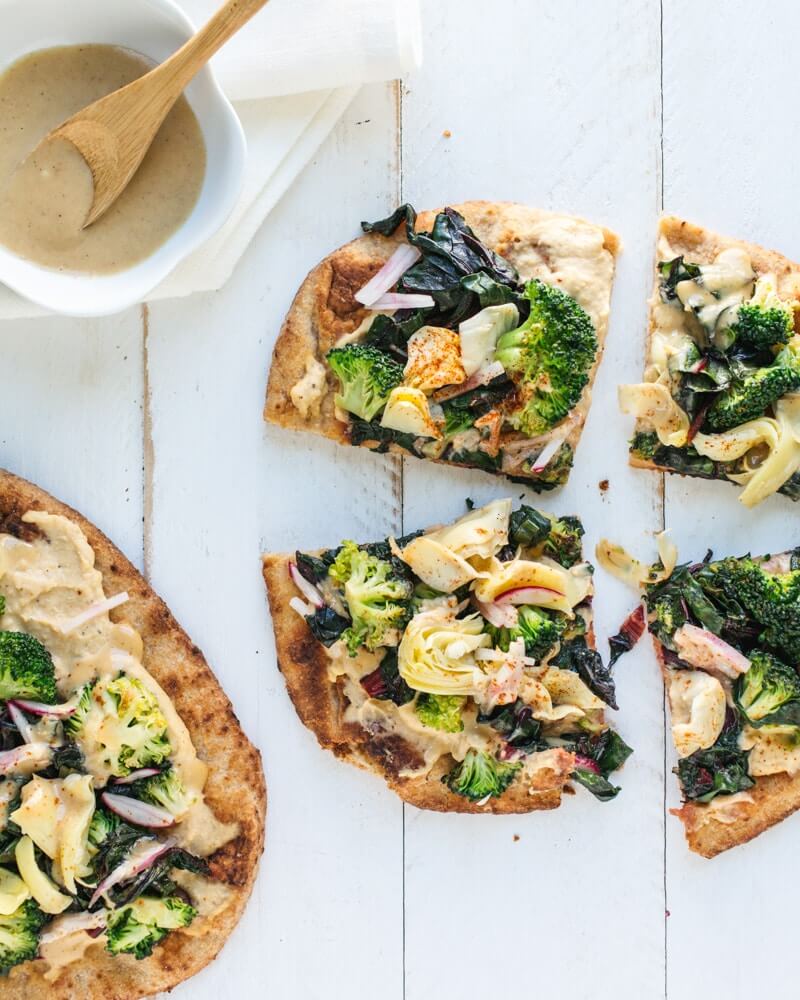 "Get Your Greens" Naan Pizza