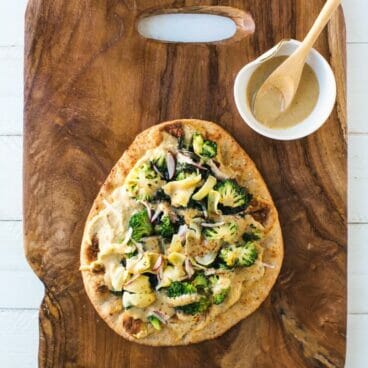 "Get Your Greens" Naan Pizzas | A Couple Cooks
