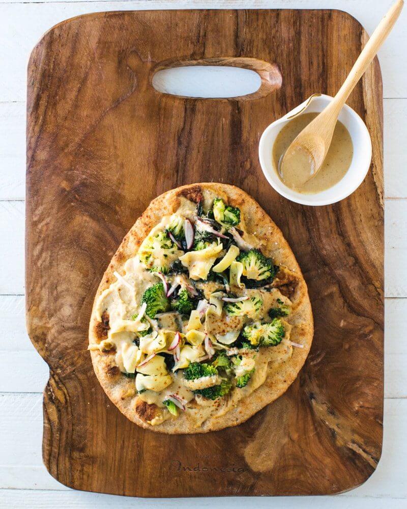 "Get Your Greens" Naan Pizza