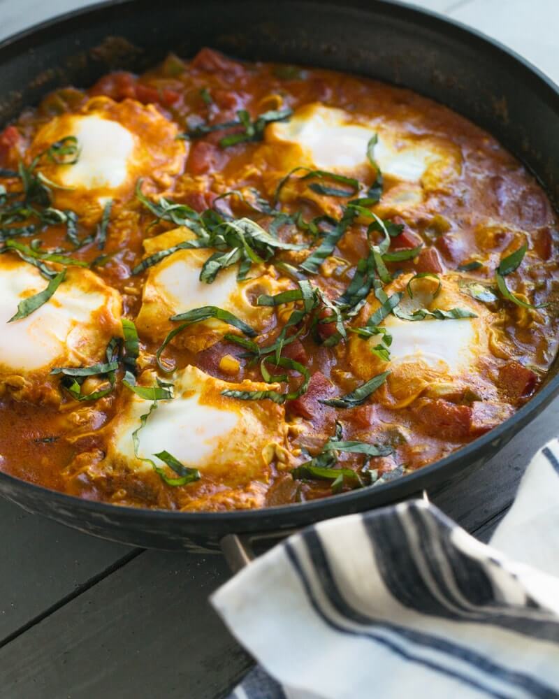 Coconut curry easy shakshuka recipe