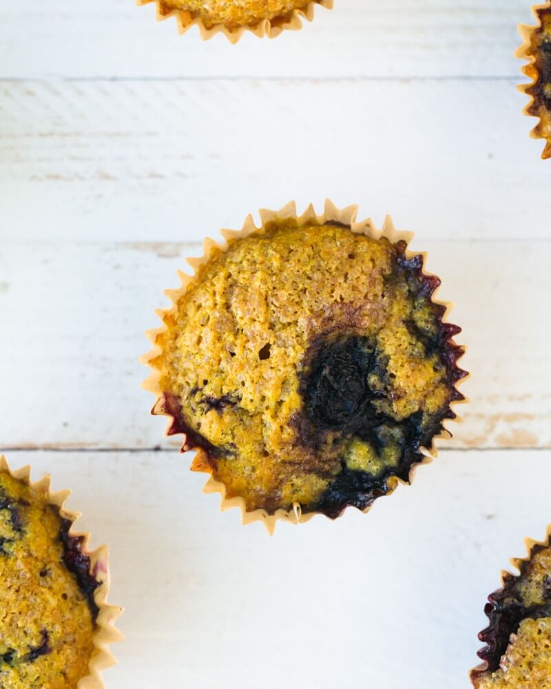 vegan Blueberry Muffins | A Couple Cooks
