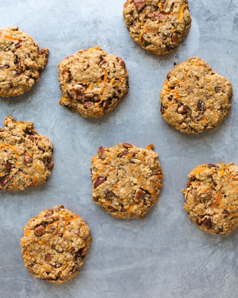 Carrot Cake Breakfast Cookies