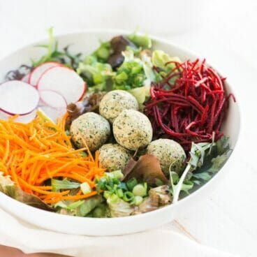 Raw Falafel Buddha Bowls | A Couple Cooks