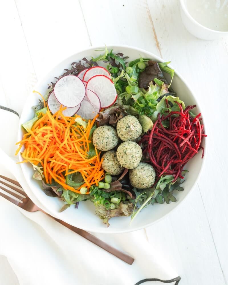 Raw Falafel Buddha Bowls | A Couple Cooks