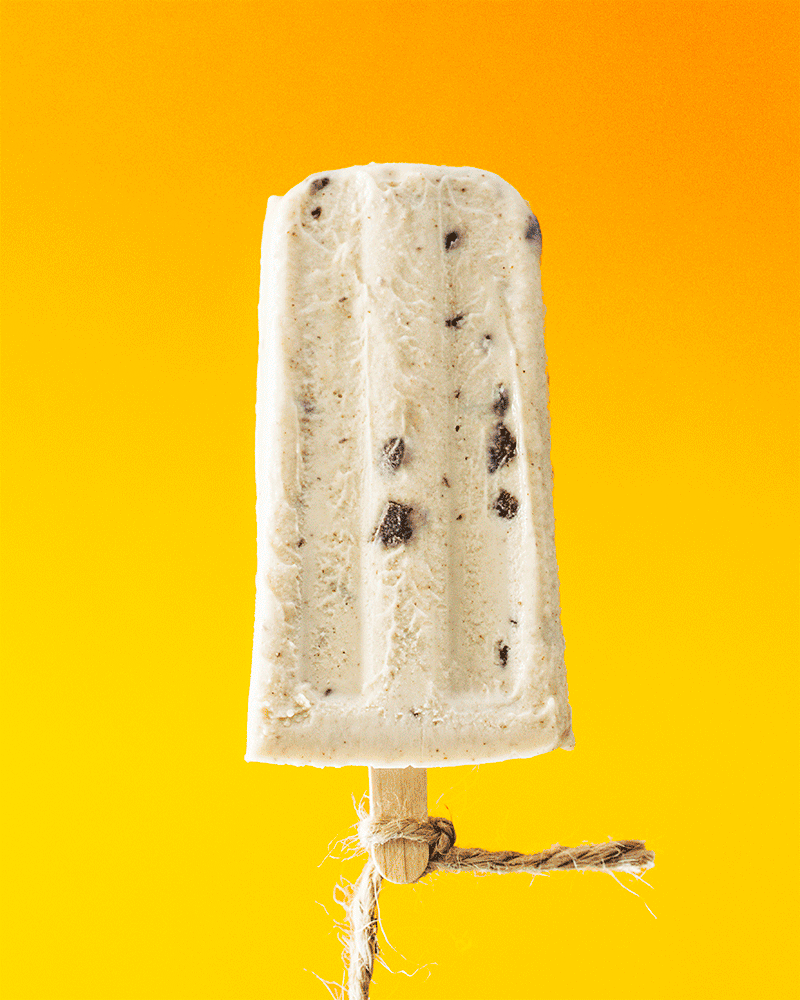 Cookie Dough Vegan Popsicles