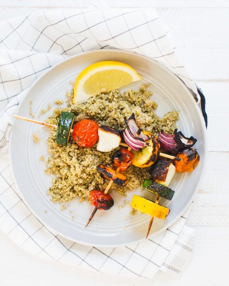 Pesto quinoa recipe