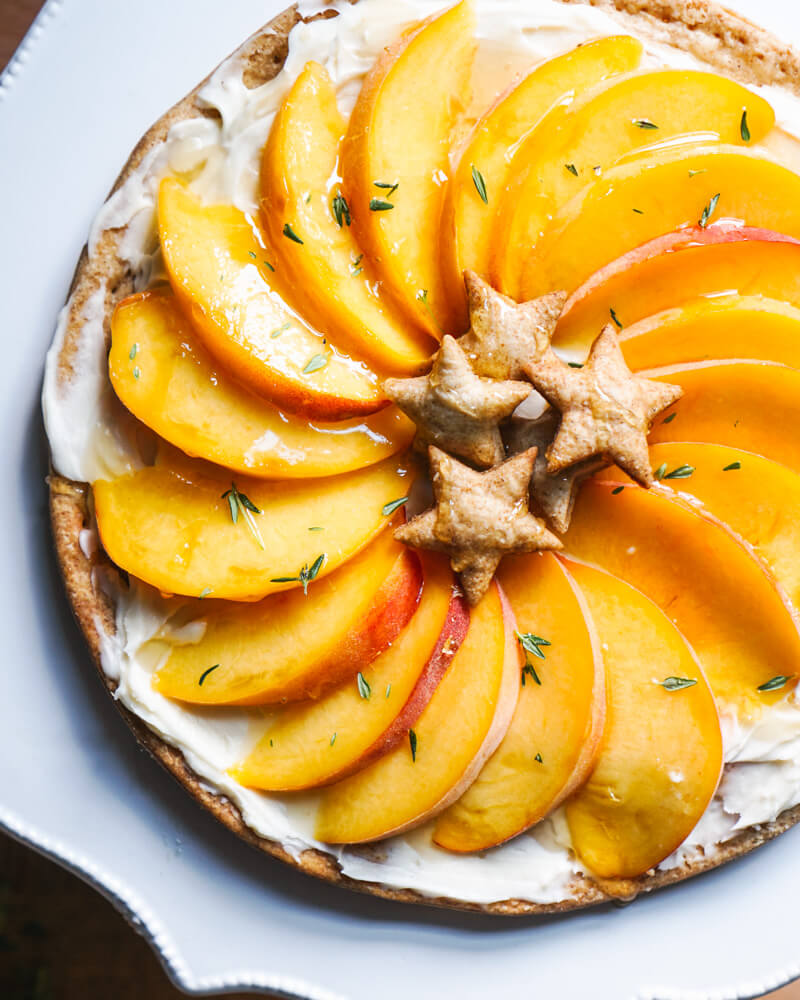 Peach Tart Recipe | Mascarpone Dessert Recipes