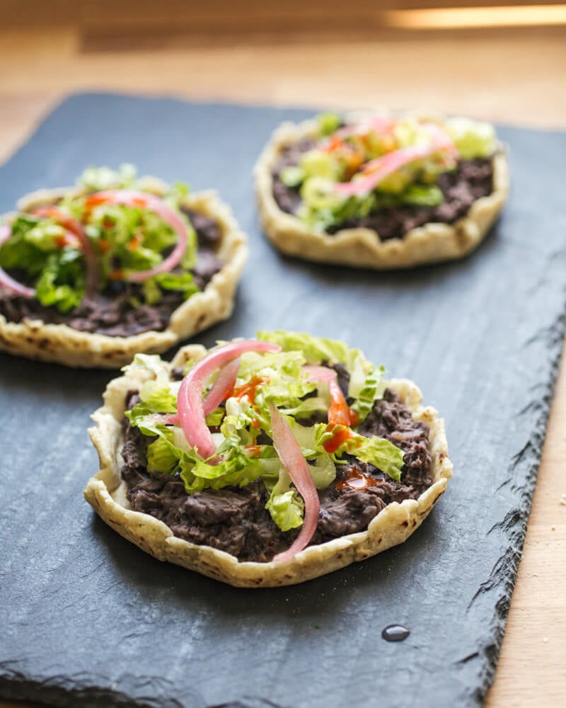 Authentic Mexican sopes