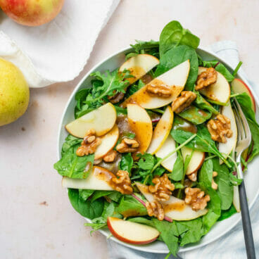 Apple spinach salad