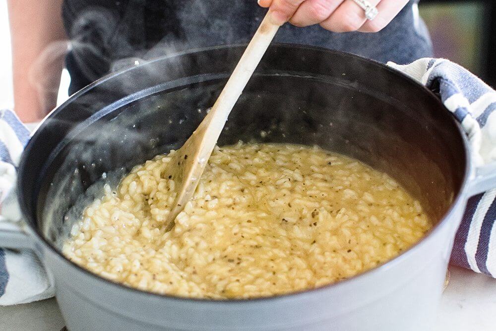 Truffle risotto | Parmesan risotto recipe
