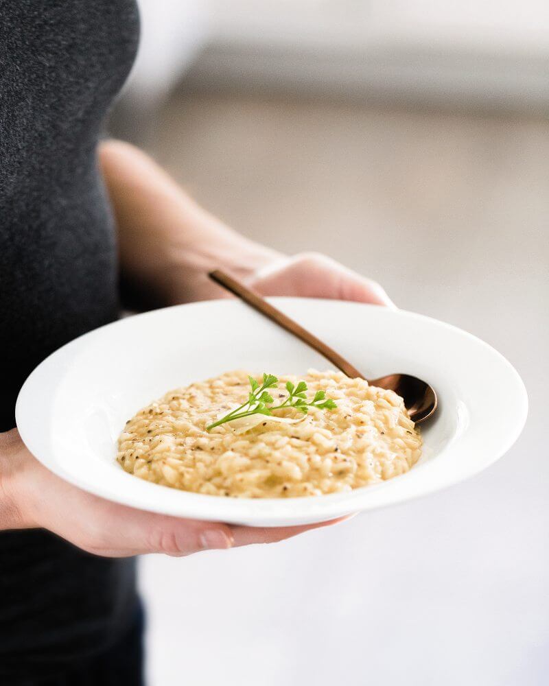 Truffle risotto | Parmesan risotto recipe
