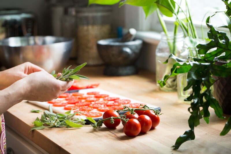 Tomato Sage Parmesan Cornbread | A Couple Cooks