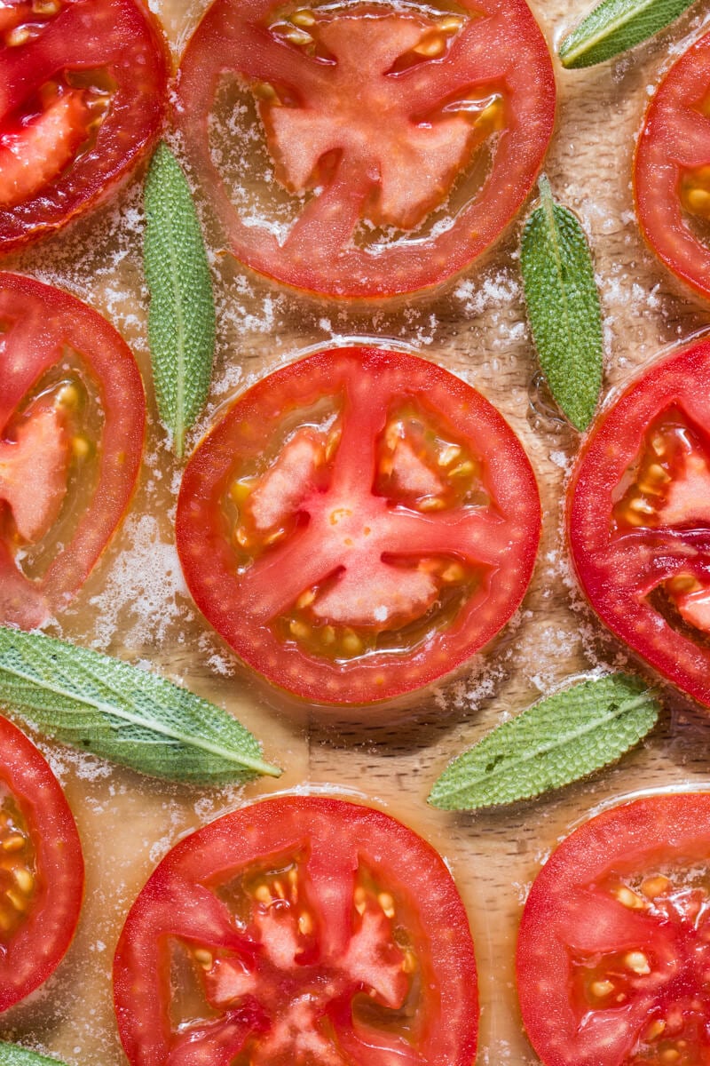 Tomato Sage Parmesan Cornbread | A Couple Cooks