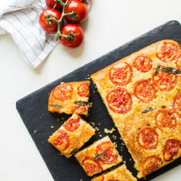 Tomato Sage Parmesan Cornbread | A Couple Cooks