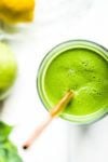 Glowing Green Apple Smoothie | A Couple Cooks