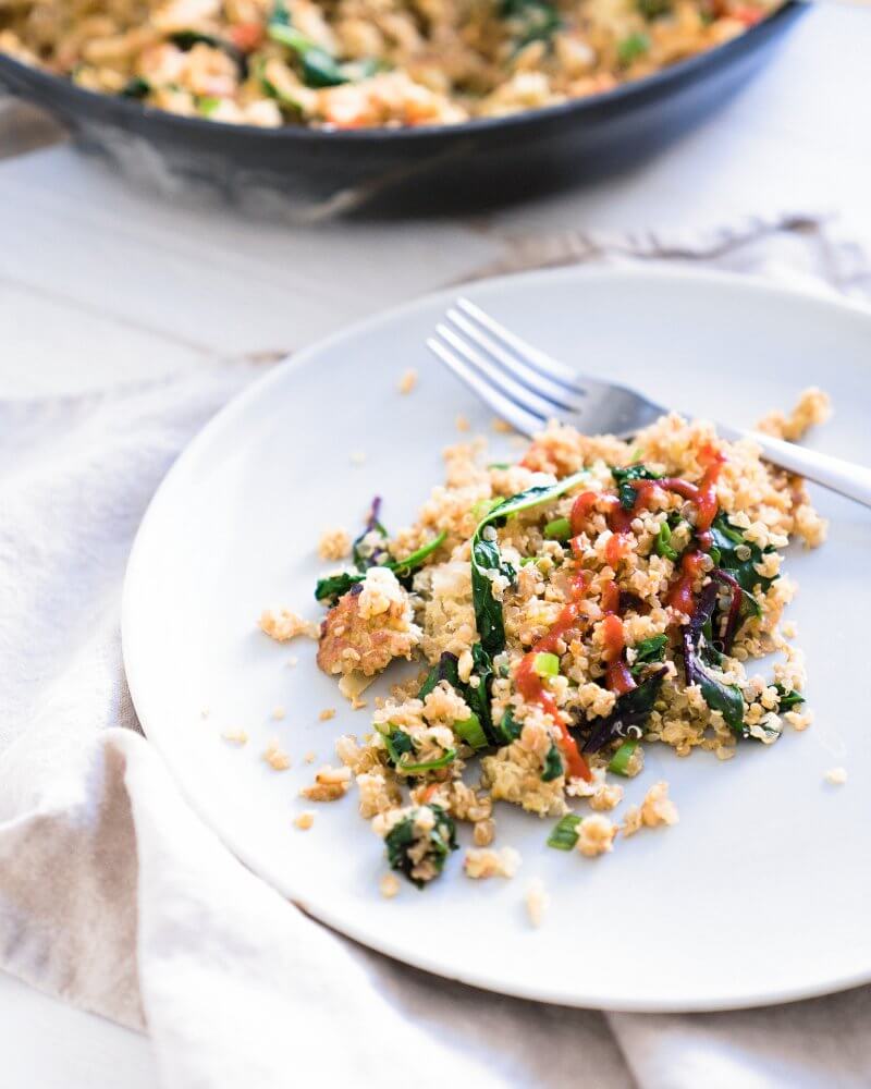 How to make quinoa fried rice