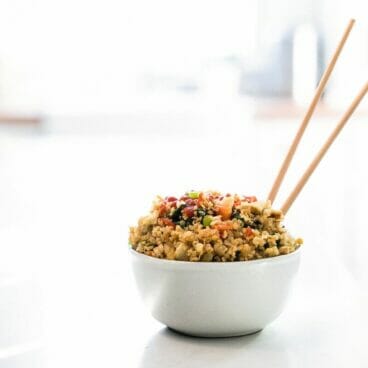 Veggie Packed Quinoa Fried Rice | A Couple Cooks