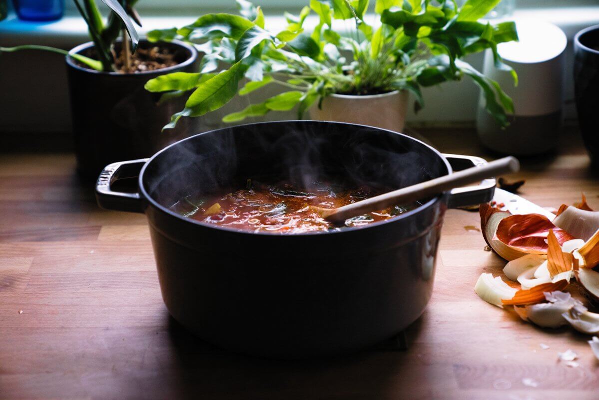 Tomato Sage Chickpea Soup | A Couple Cooks
