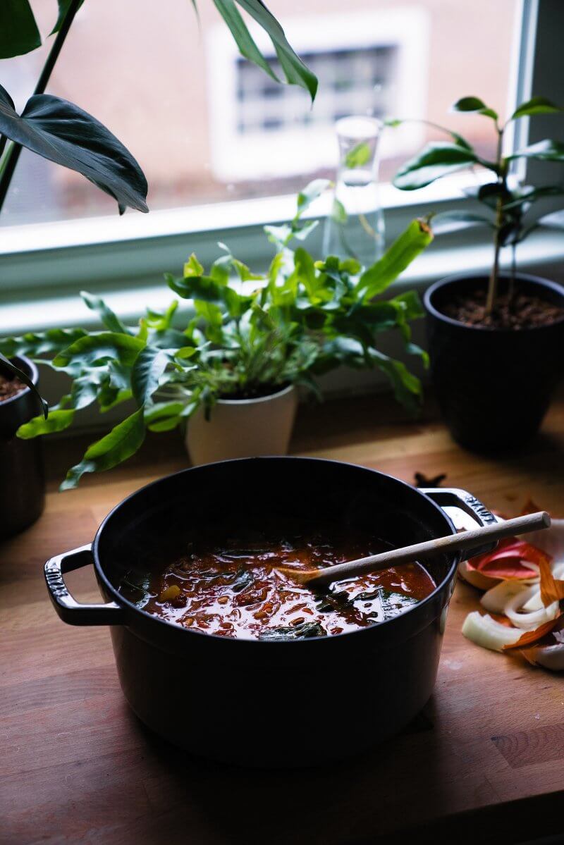 Tomato Sage Chickpea Soup | A Couple Cooks