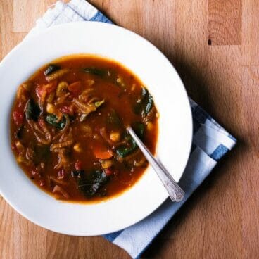 Tomato Sage Chickpea Soup | A Couple Cooks