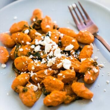 15-Minute Gnocchi with Romesco Sauce | A Couple Cooks