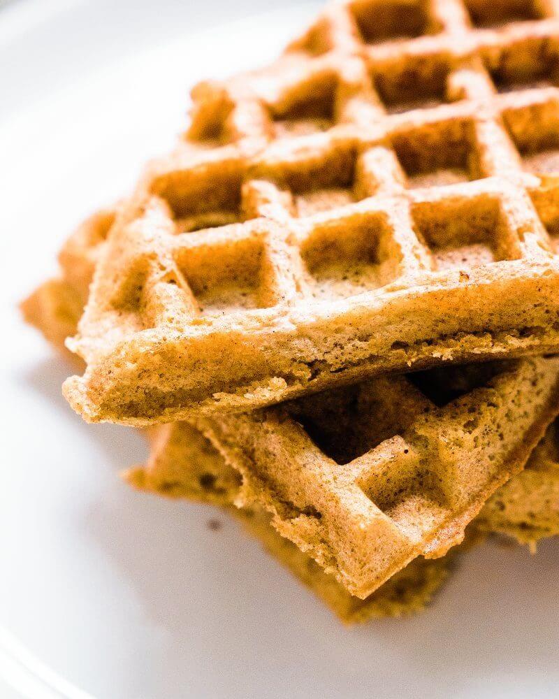 Fluffy Cinnamon Gluten-Free Waffles | A Couple Cooks