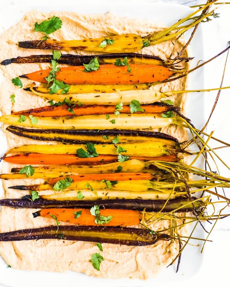 Cumin roasted carrots
