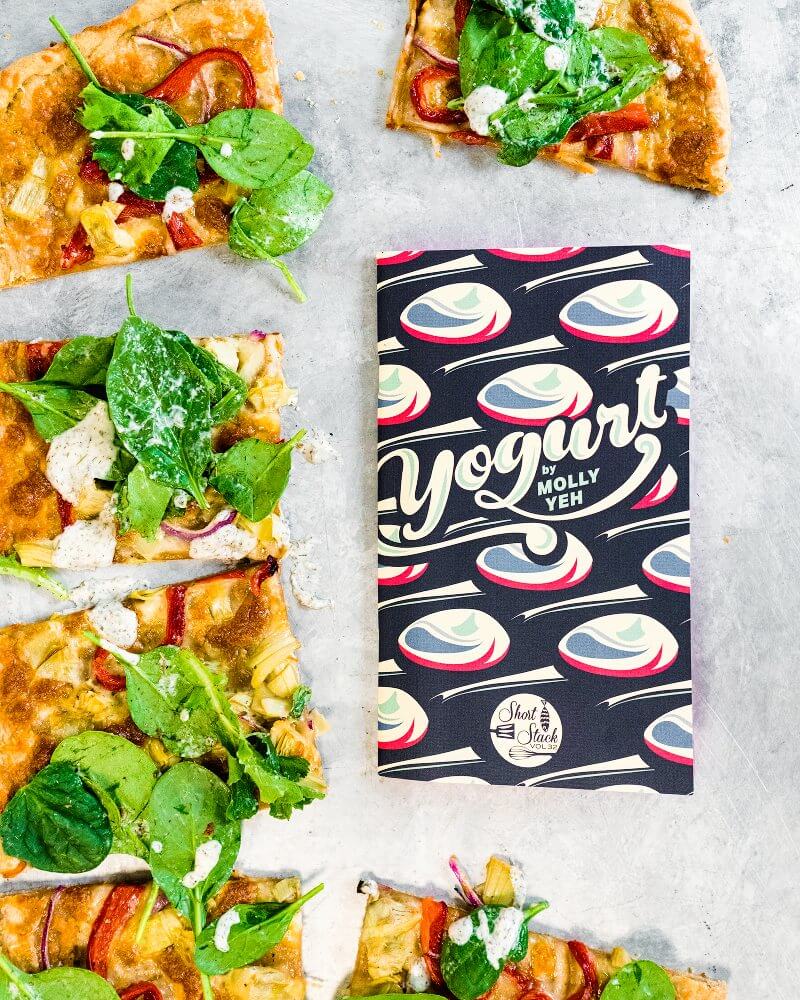 Yogurt Ranch Salad Pizza | A Couple Cooks