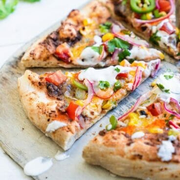 Loaded Mexican Pizza | A Couple Cooks