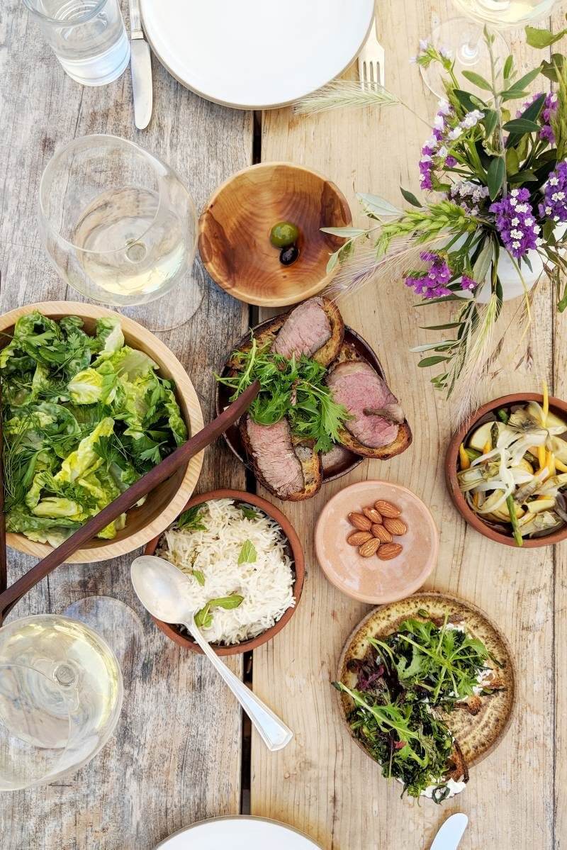 Scribe winery | Spread of snacks