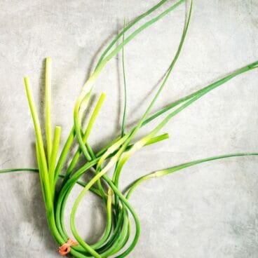 Garlic Scape Pesto | A Couple Cooks