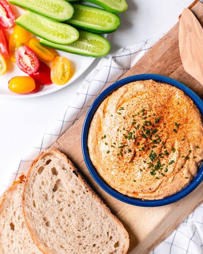Paprika Goat Cheese Spread | A Couple Cooks
