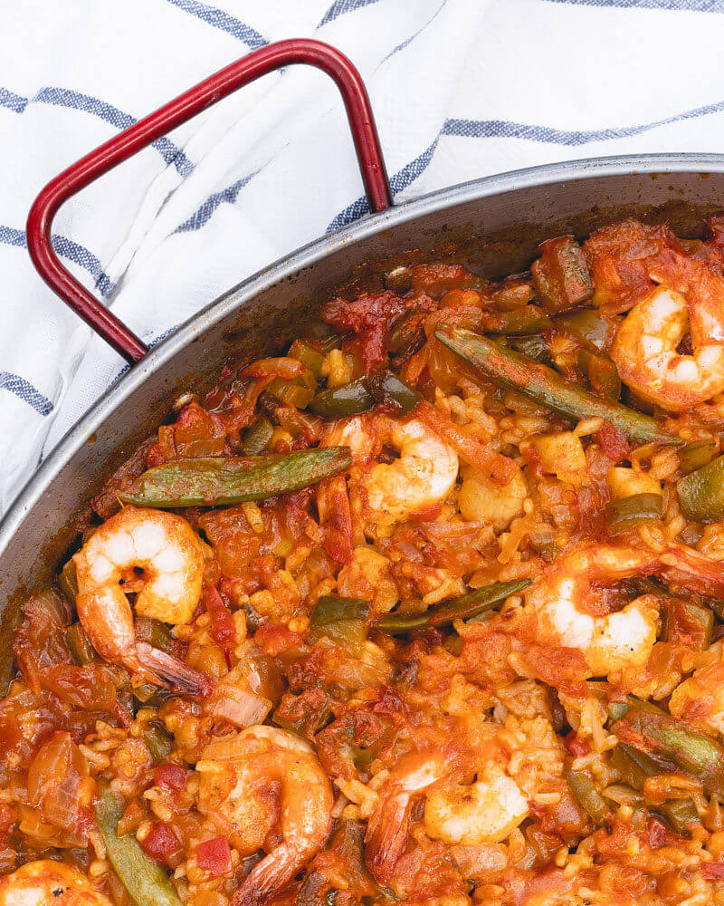 Open fire seafood paella recipe | paella de mariscos