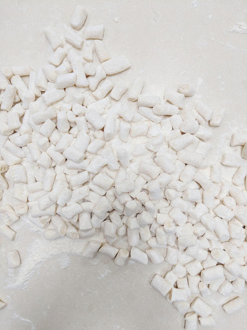 Homemade gnocchi