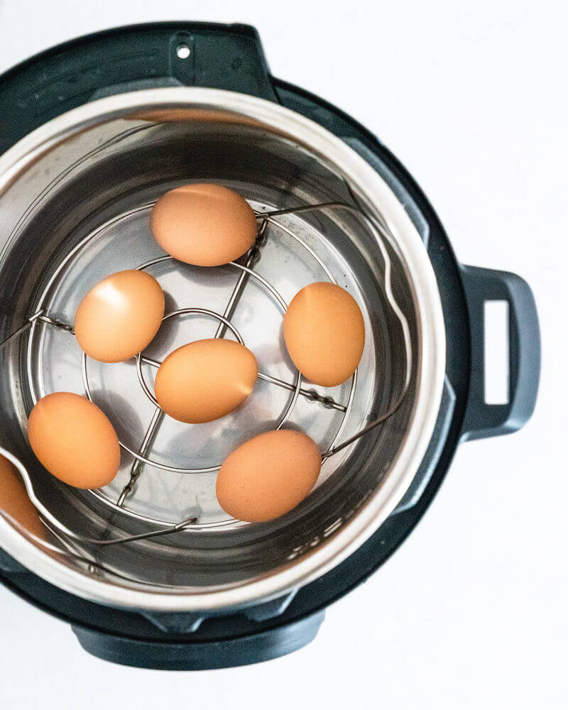 Instant Pot hard boiled eggs 