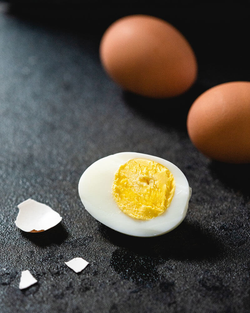 Hard boiled eggs