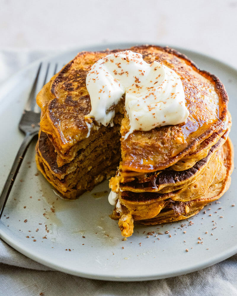 Pumpkin pancakes